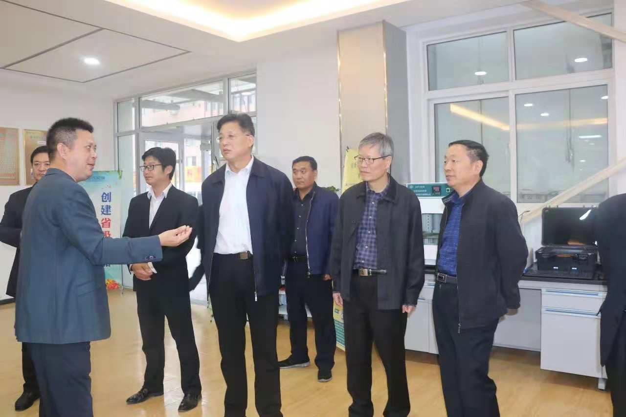 山東省商務廳檢查驗收領導小組蒞臨菏澤銀田農(nóng)貿(mào)城檢查驗收食品安...